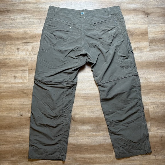 Kuhl Pants Men 40x30 Green Liberator Convertible Stealth Cargo Utility Outdoor - Picture 3 of 11